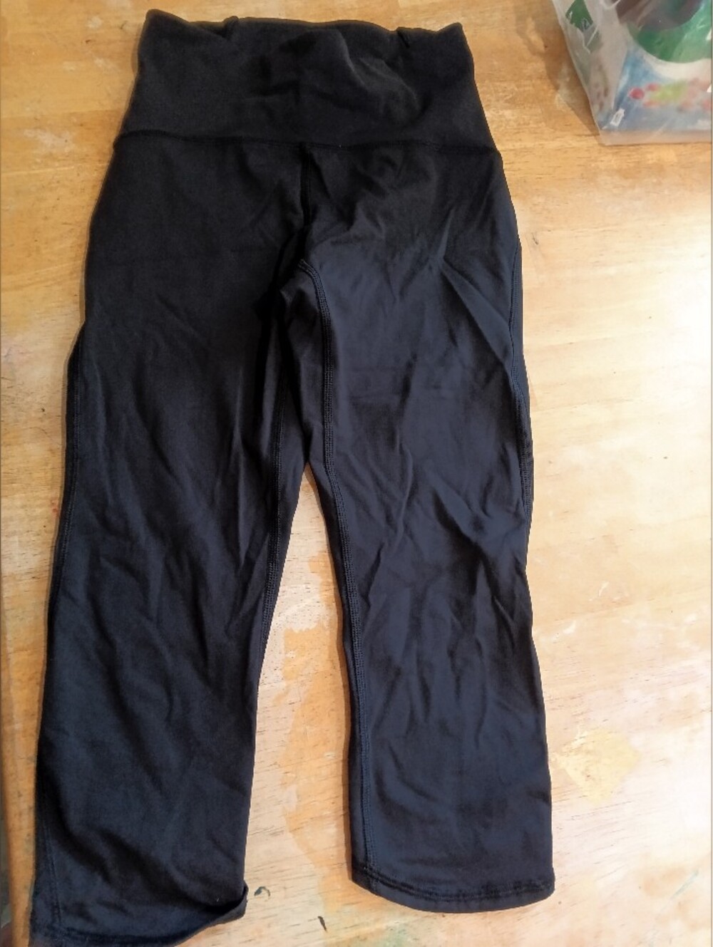 lululemon athletica Black Capri Leggings